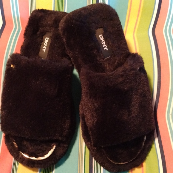 Dkny Shoes - DKNY faux rabbit fur shoes